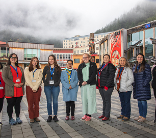 A cohort of Indigenous educators gathers in downtown Juneau