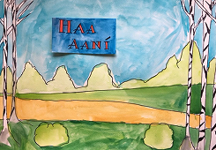Student illustration for Haa Aaní