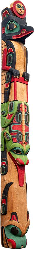 Ishkaahíttaan Pole cutout