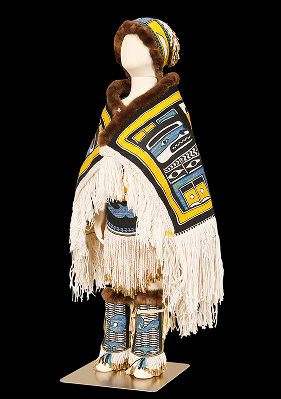 Beaded regalia displayed in the 2016 Juried Art Show