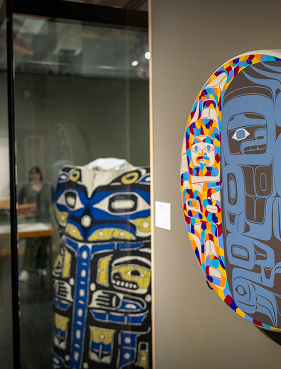 Northwest Coast artwork displayed in the 2024 Juried Art Show