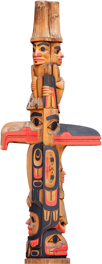 Sealaska Cultural Values Pole cutout