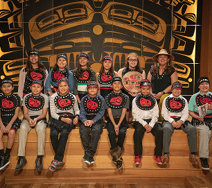 TCLL students and educators gathered for a class photo