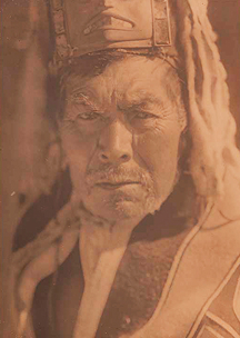 Historic portrait of an Alaska Native man